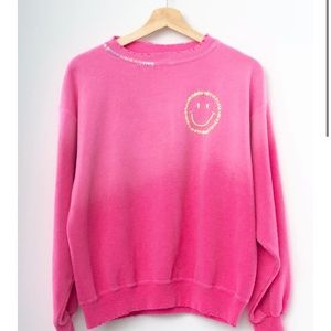 I stole my boyfriends shirt happy face